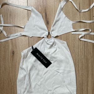 White Fox White Tie Dress NWT
